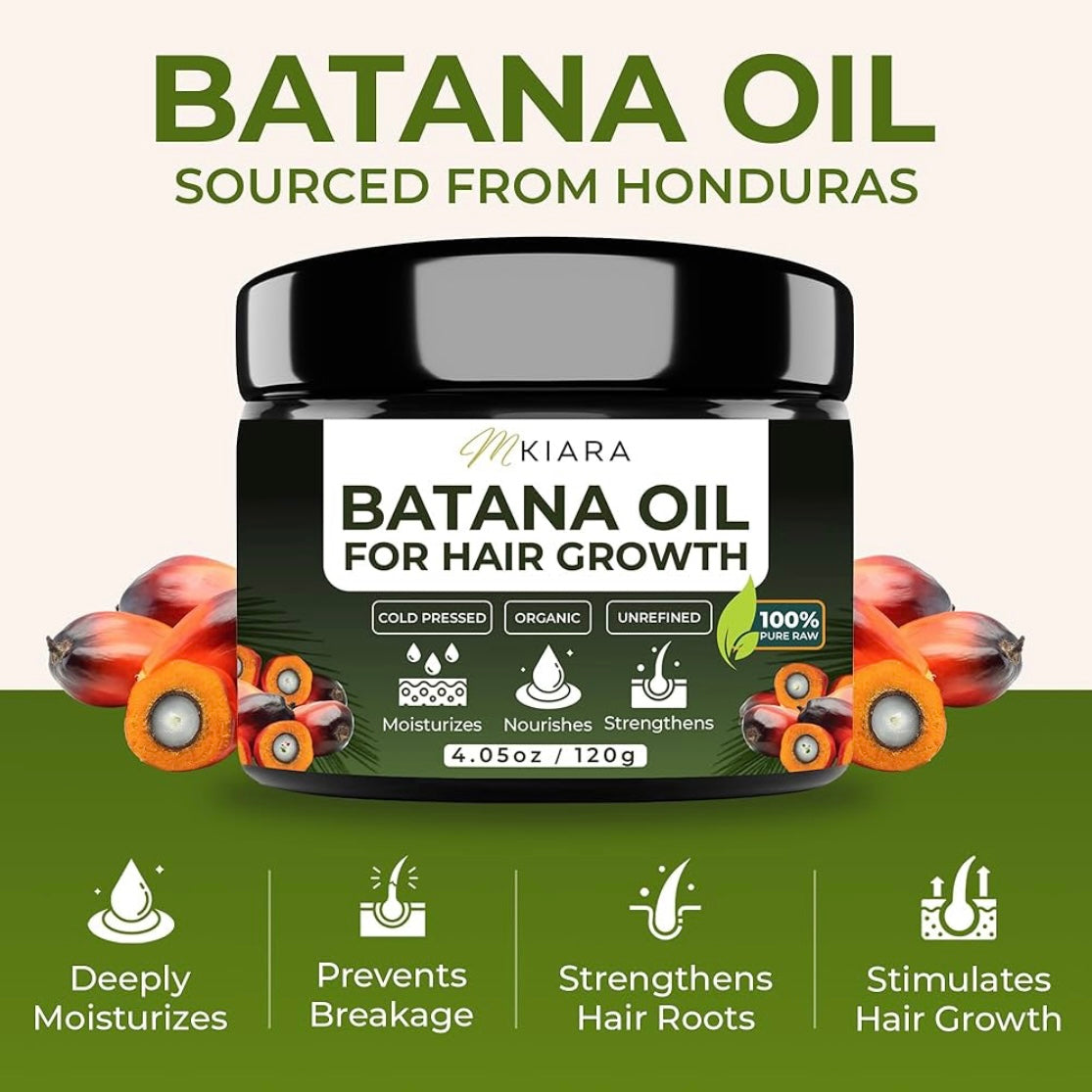 Organic Raw Batana Oil for Hair Growth & Healthy Skin